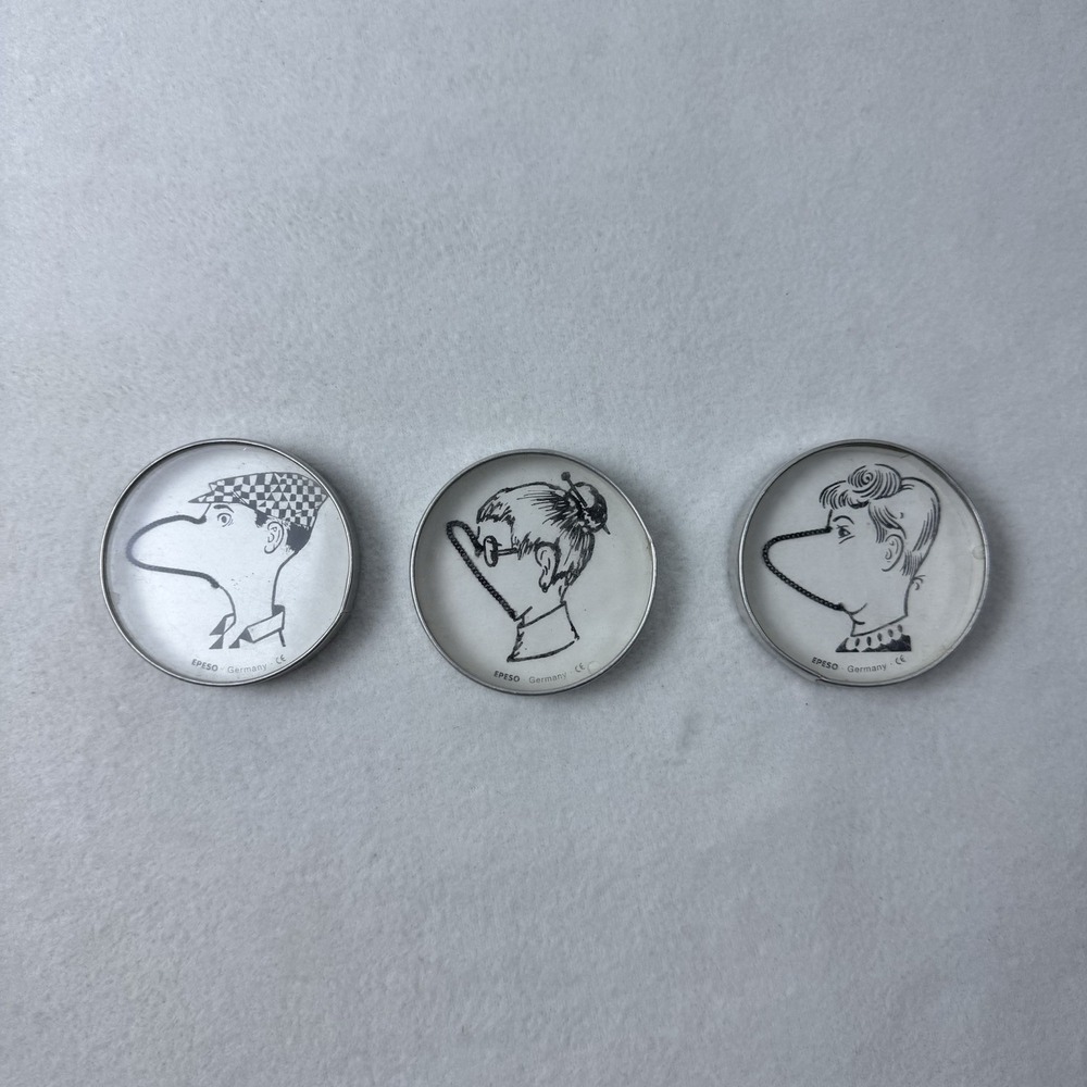 Lot Of 3 Vintage Epeso Germany Shake A Face Dexterity Toy Novelty Chain Game